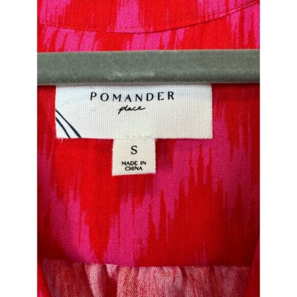 Pomander place hot pink ikat kenzo dress S - Picture 4 of 5